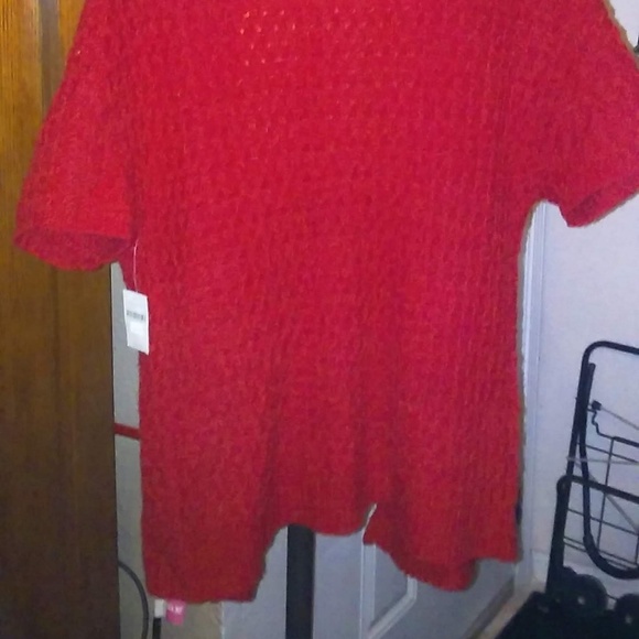 NWT - Coldwater Creek Red Cardigan - Picture 6 of 8